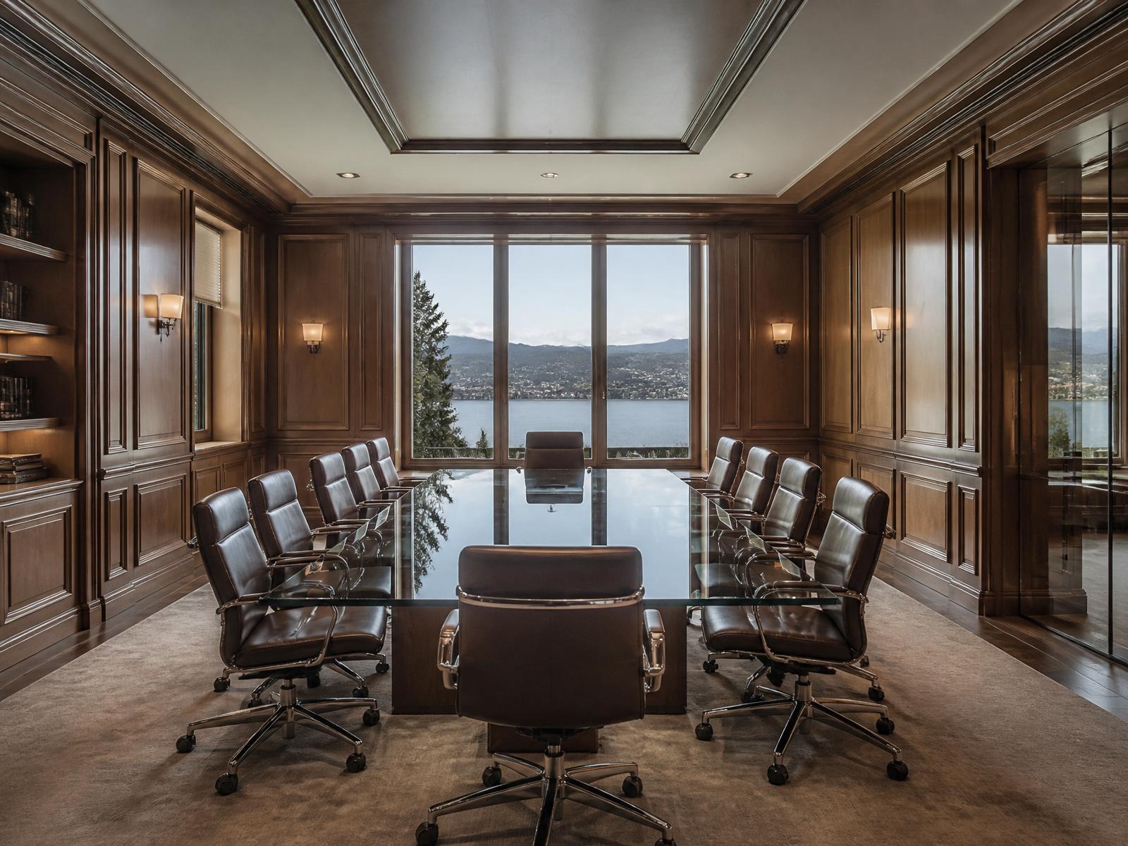 Sala riunioni della First Abu Dhabi Bank a Ginevra